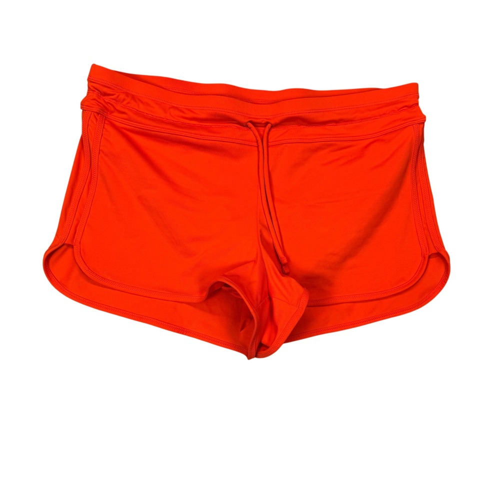 Athleta Kata Surge Orange Lined Swim Shorts Bikini Bottom #CoconutGirl Beach